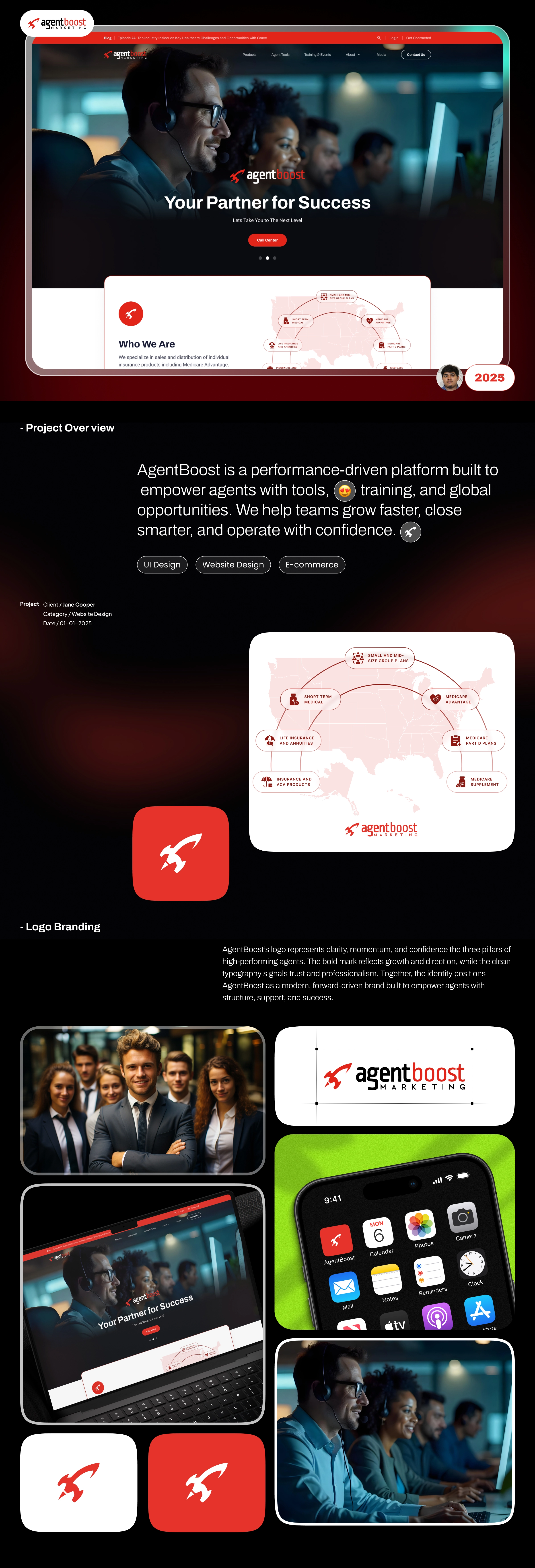 AGENTBOOST – INSURANCE BROKERAGE PLATFORM DESIGN
