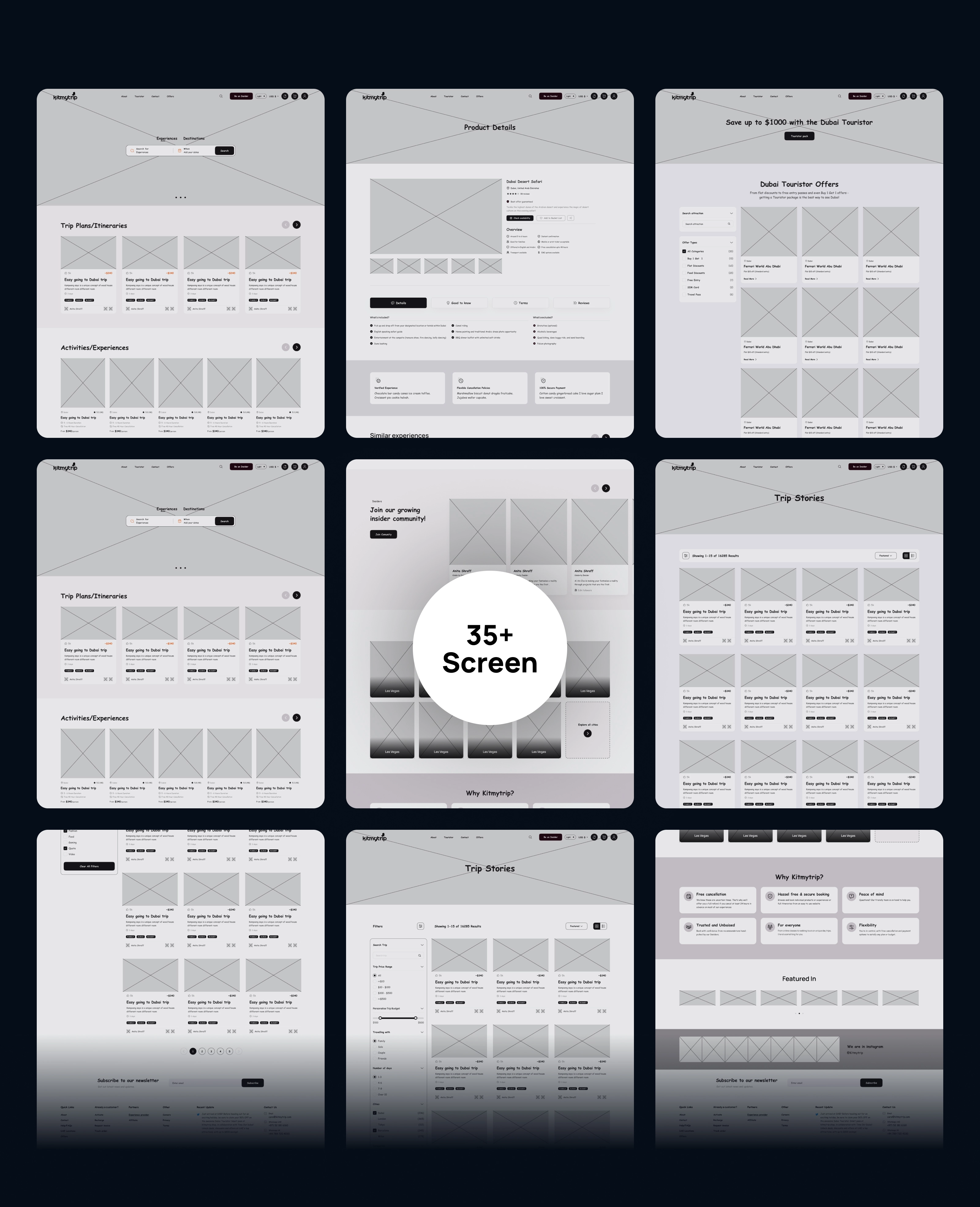 Kitmytrip – A Modern Travel Planning & Booking Website