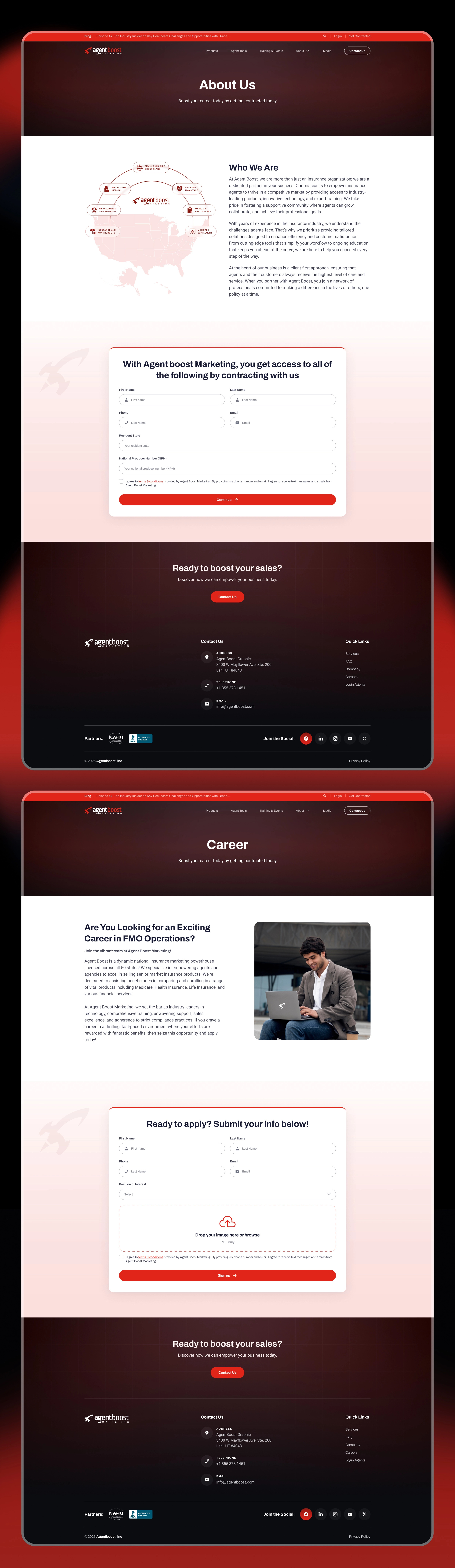 AGENTBOOST – INSURANCE BROKERAGE PLATFORM DESIGN