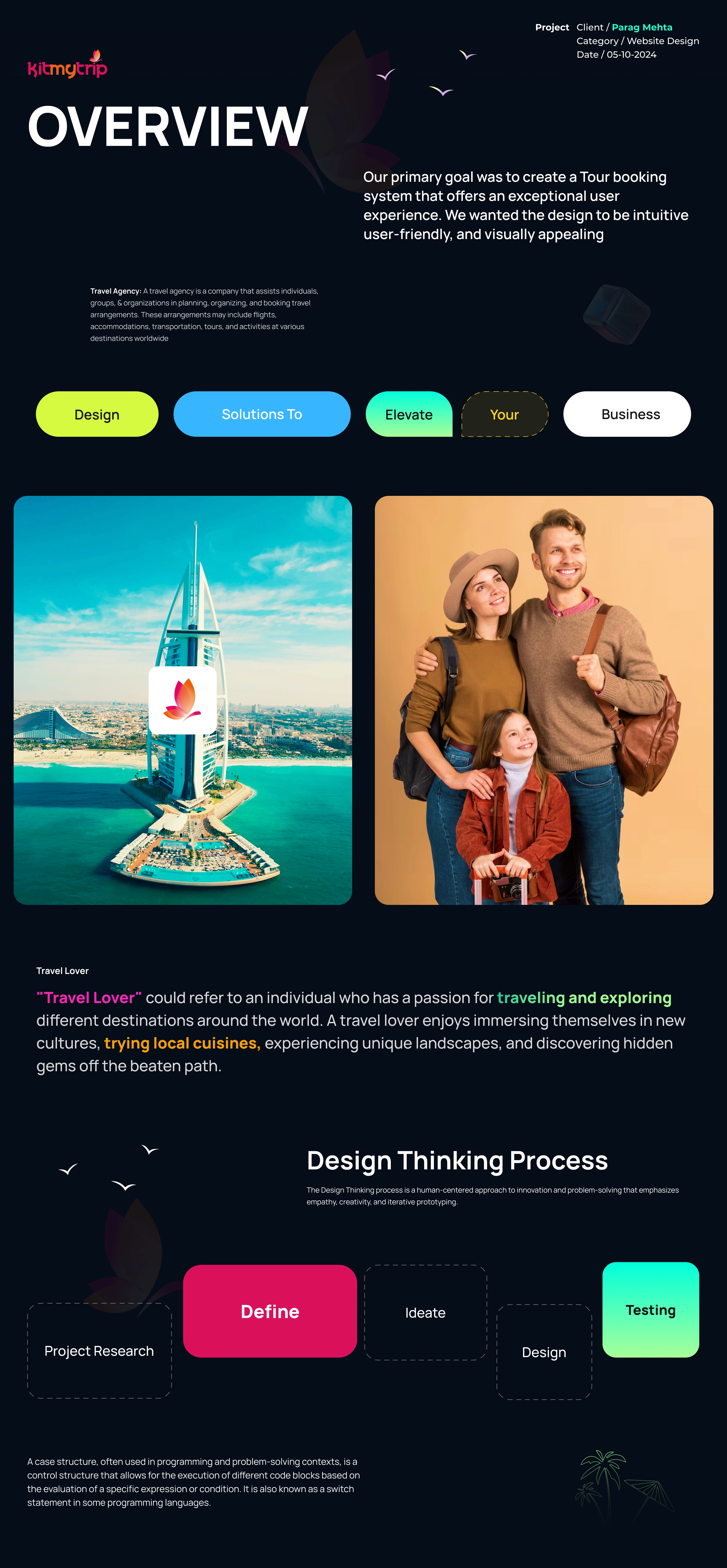 Kitmytrip – A Modern Travel Planning & Booking Website