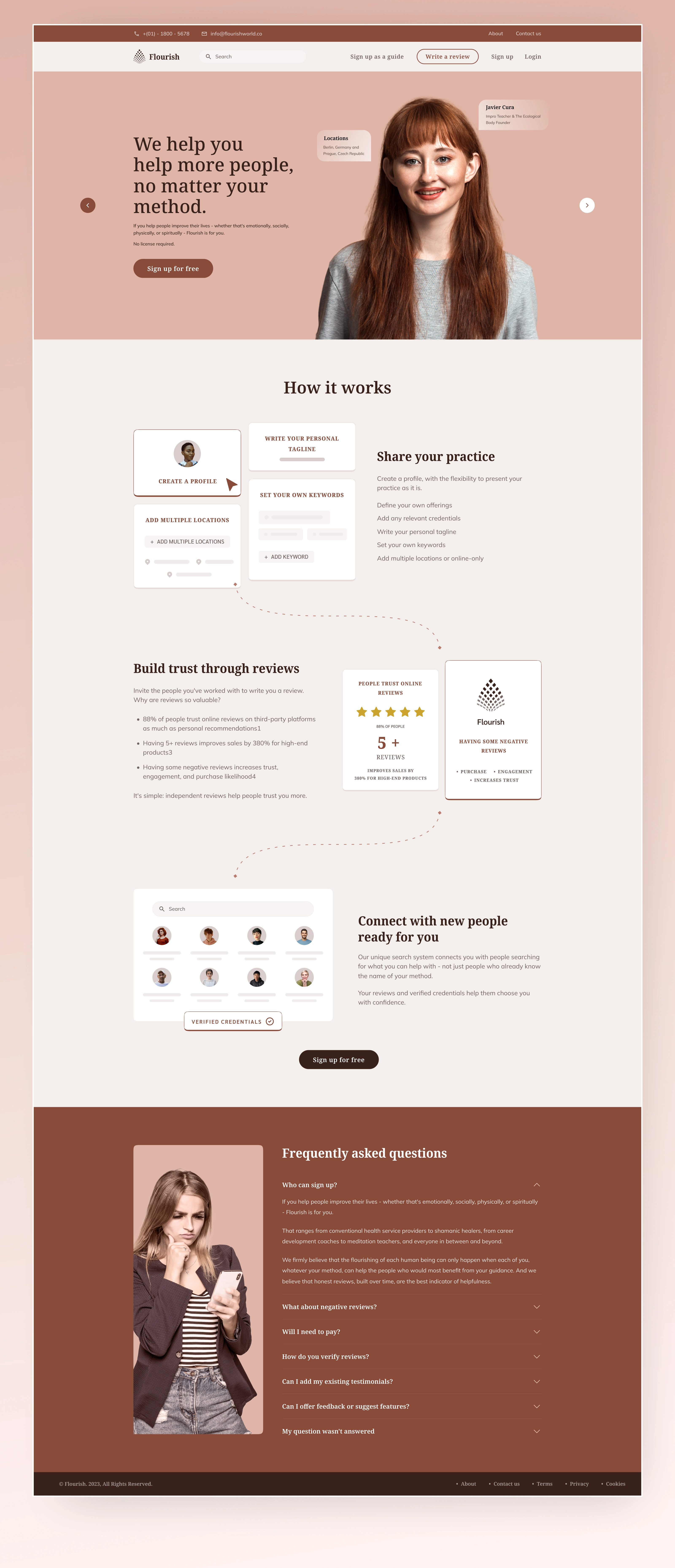Flourish World – Travel Guide & Mentorship Website