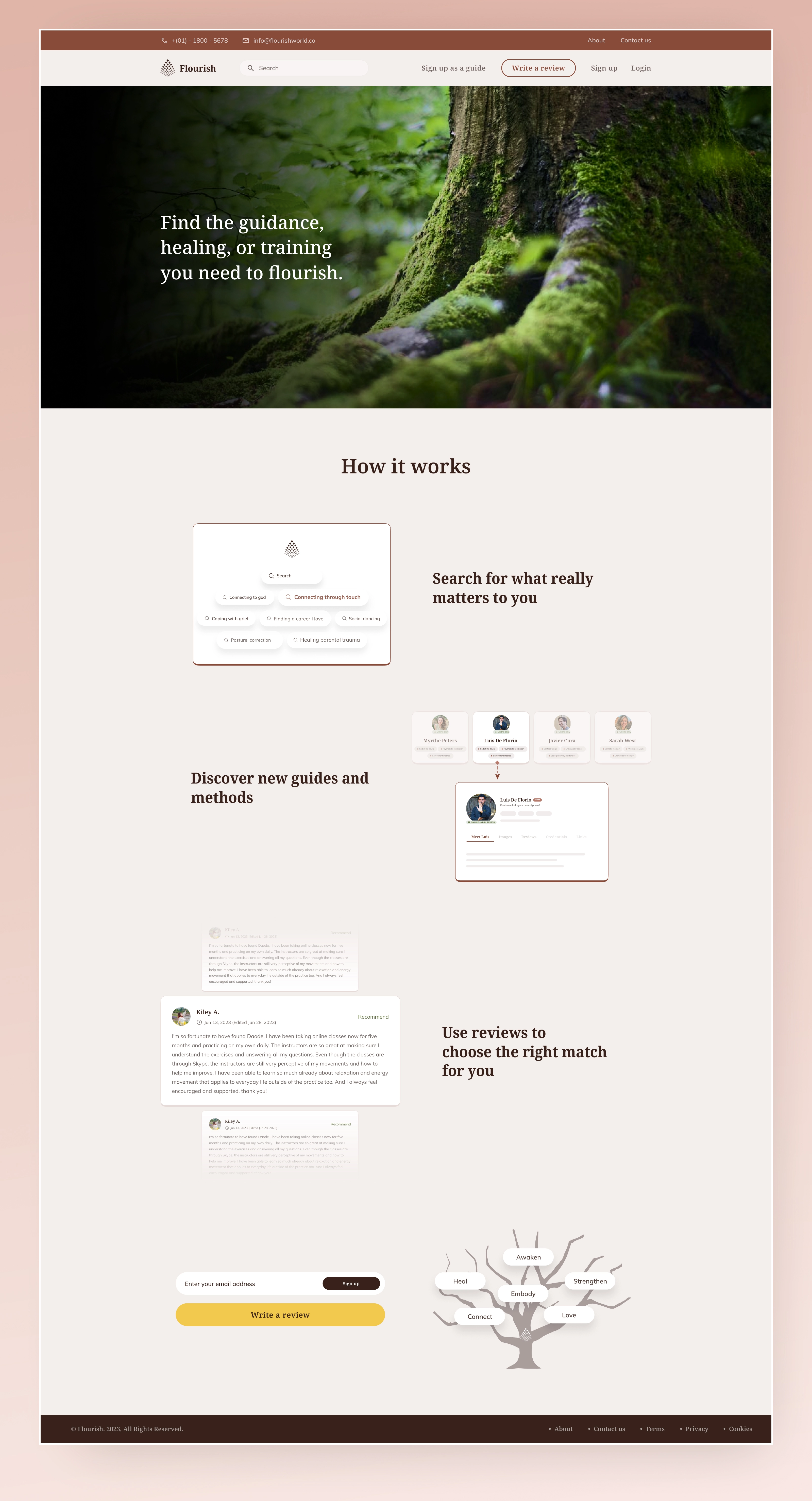Flourish World – Travel Guide & Mentorship Website