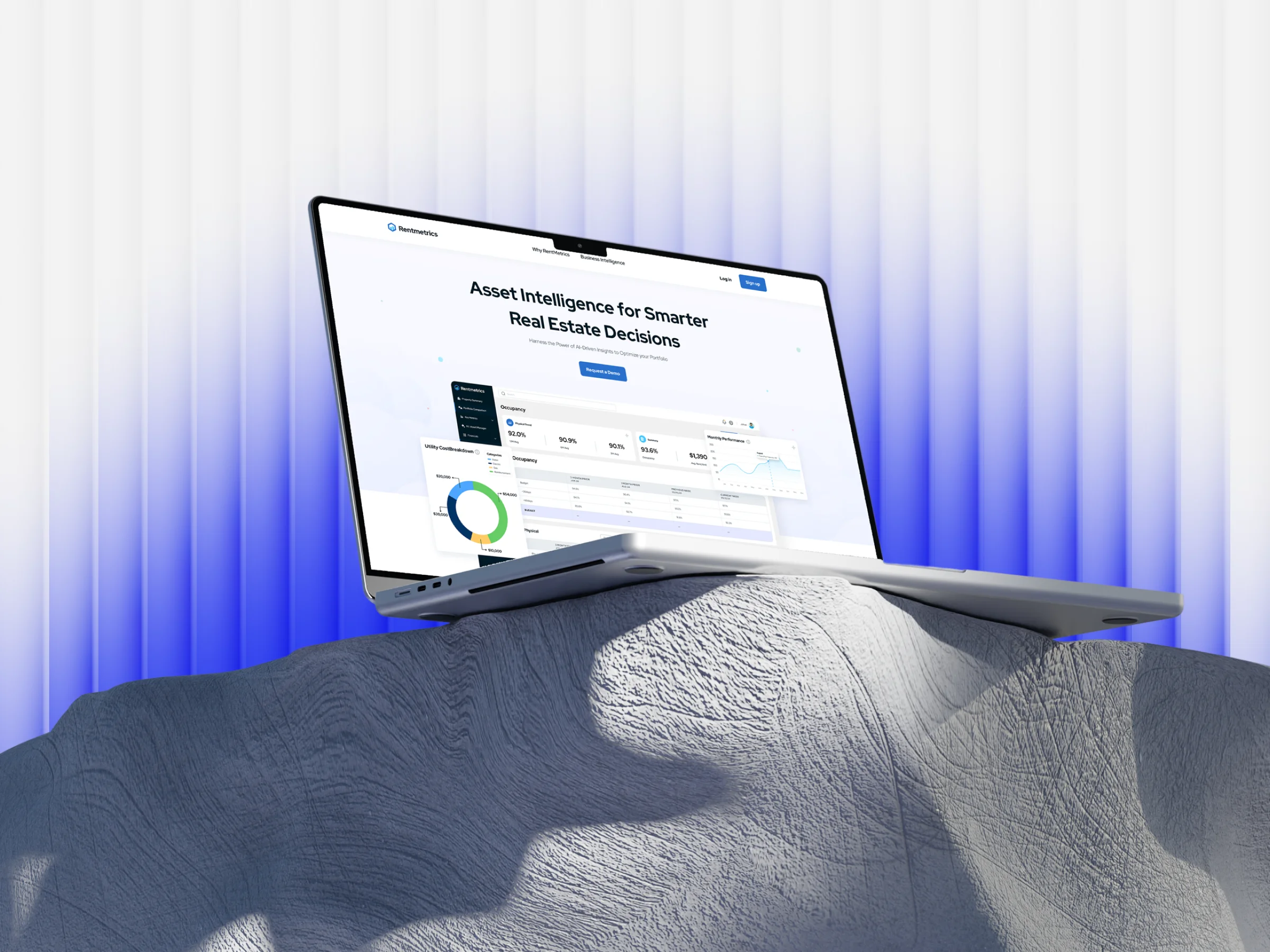 RENTMETRICS – REAL ESTATE SAAS WEBSITE & DASHBOARD