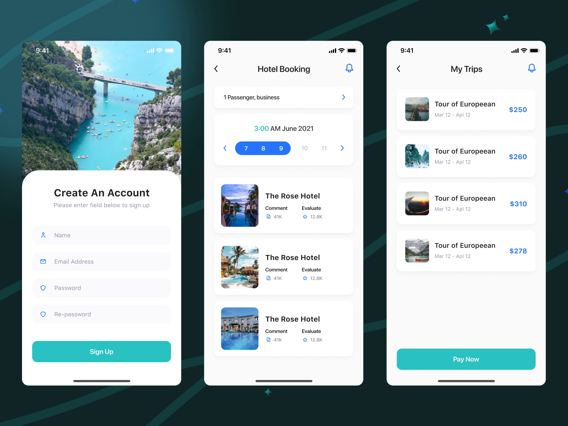 Triparo – Travel Planning Mobile App Design