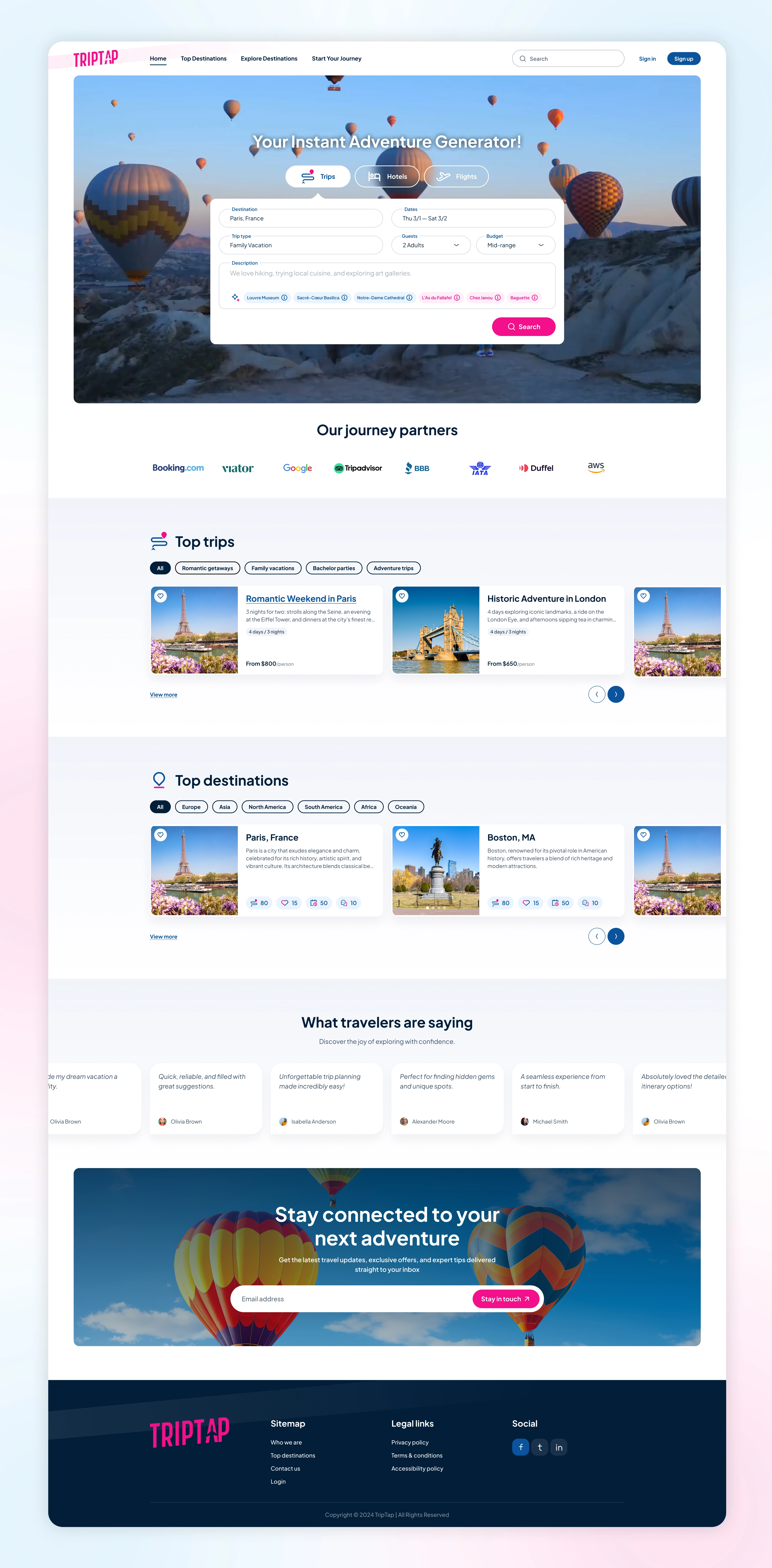 Trip Trap – A Smart Travel & Booking Platform