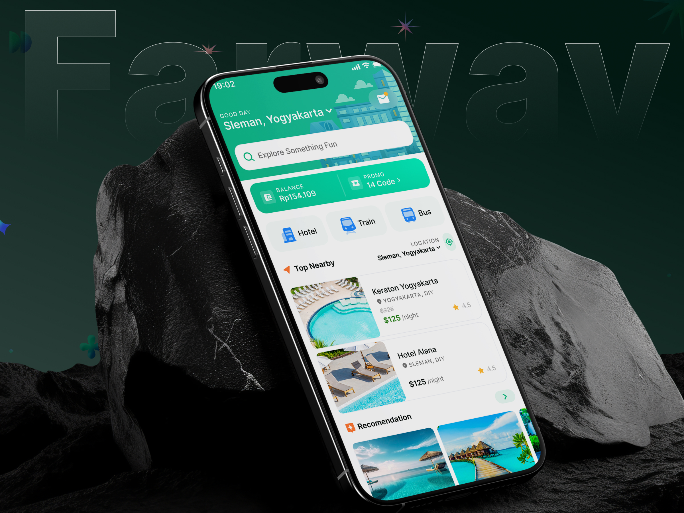 Farway – Smart Travel Booking Mobile App