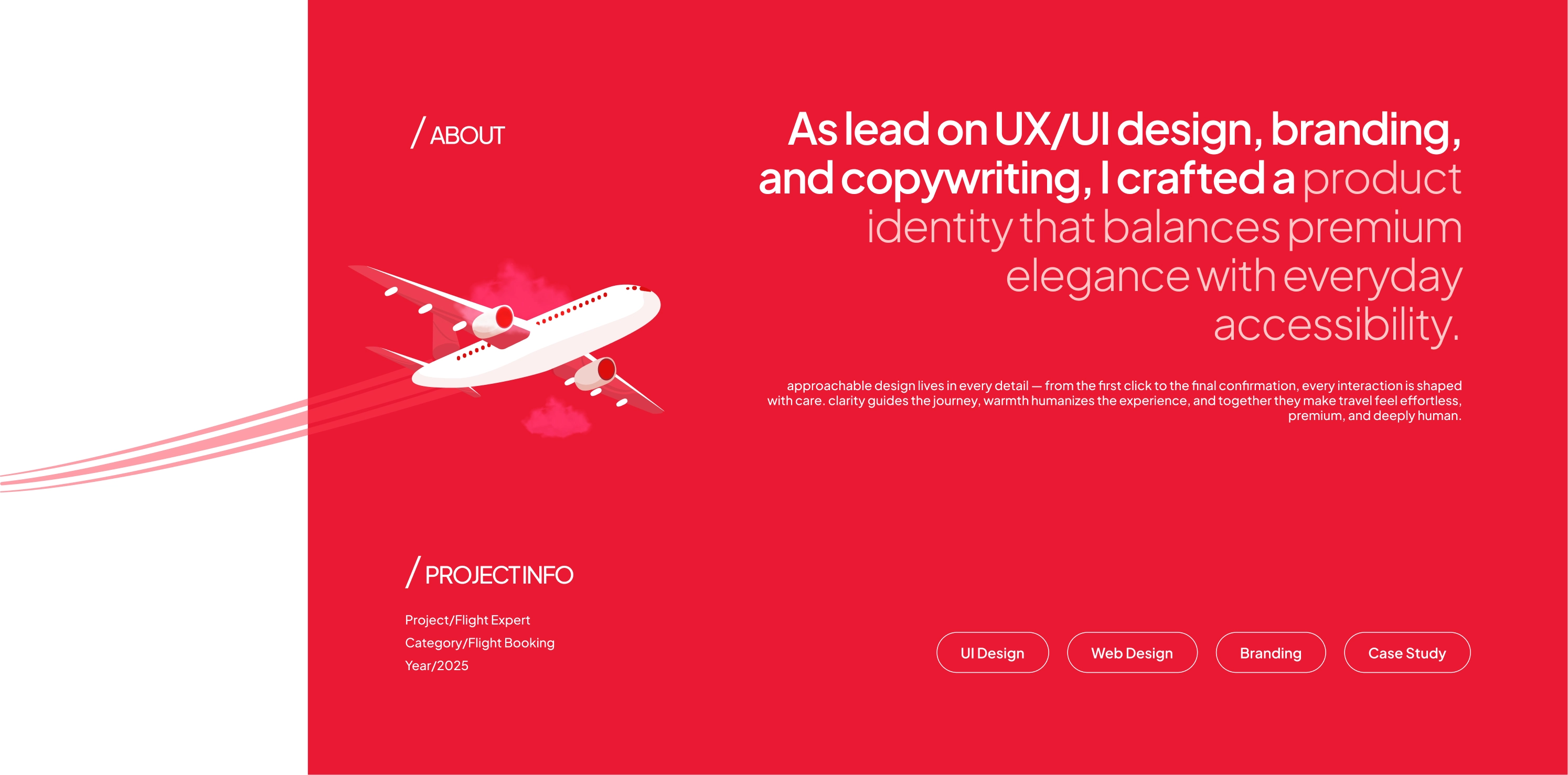 Flight Booking Website UI/UX Design