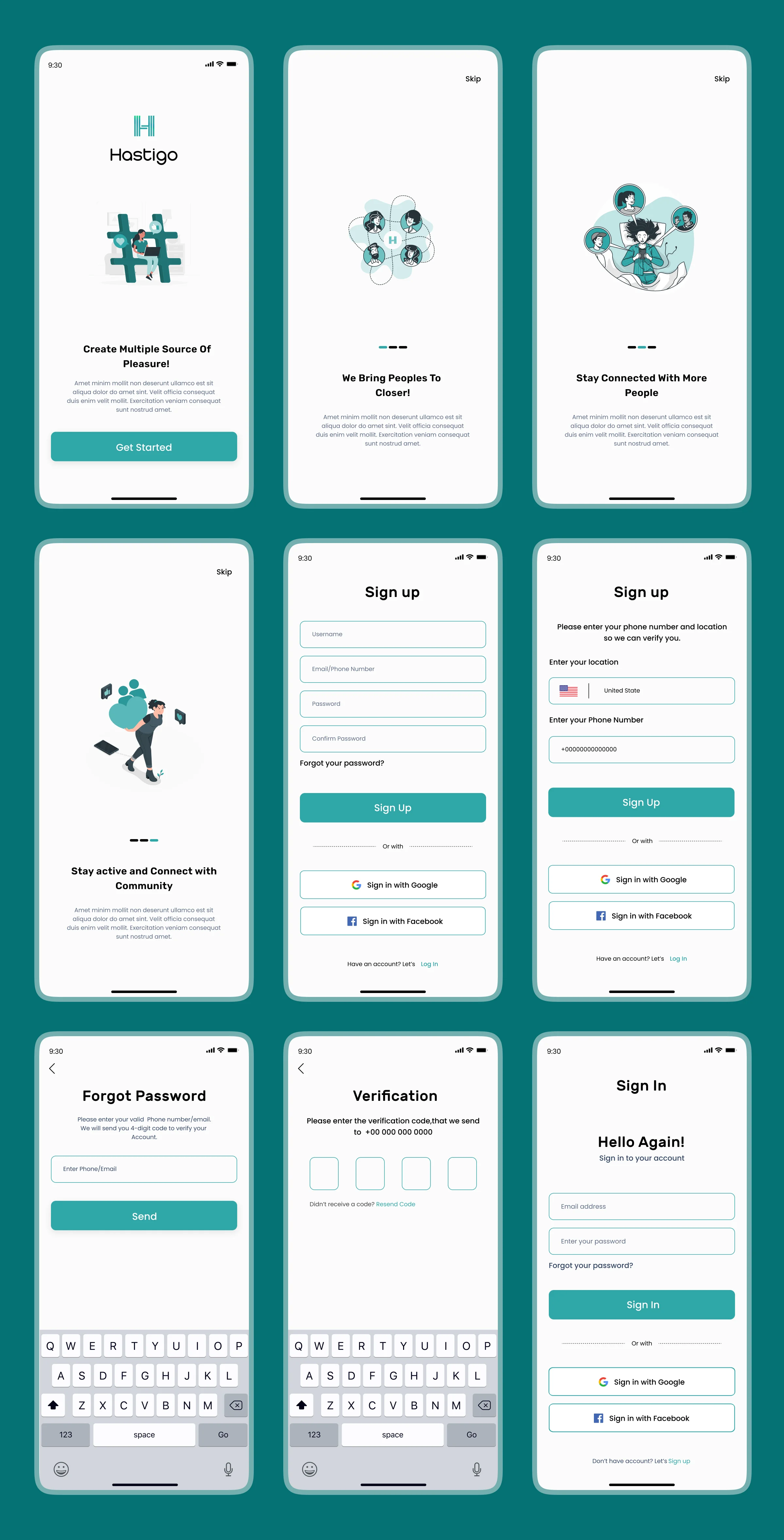 Hastigo – Social Media Mobile App | Community & Messaging