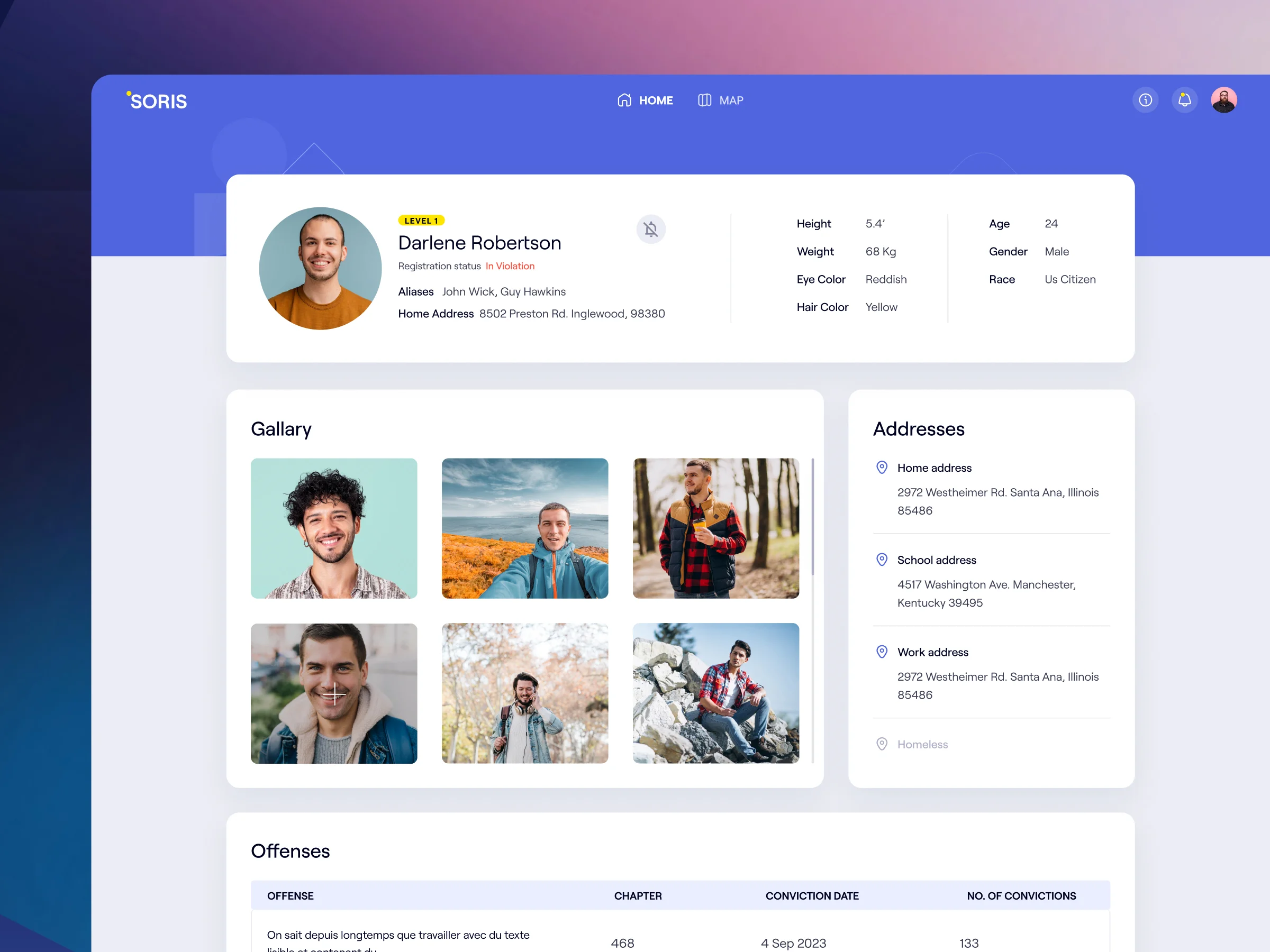 SORIS | Blockchain POC | Search Offender Web Platform