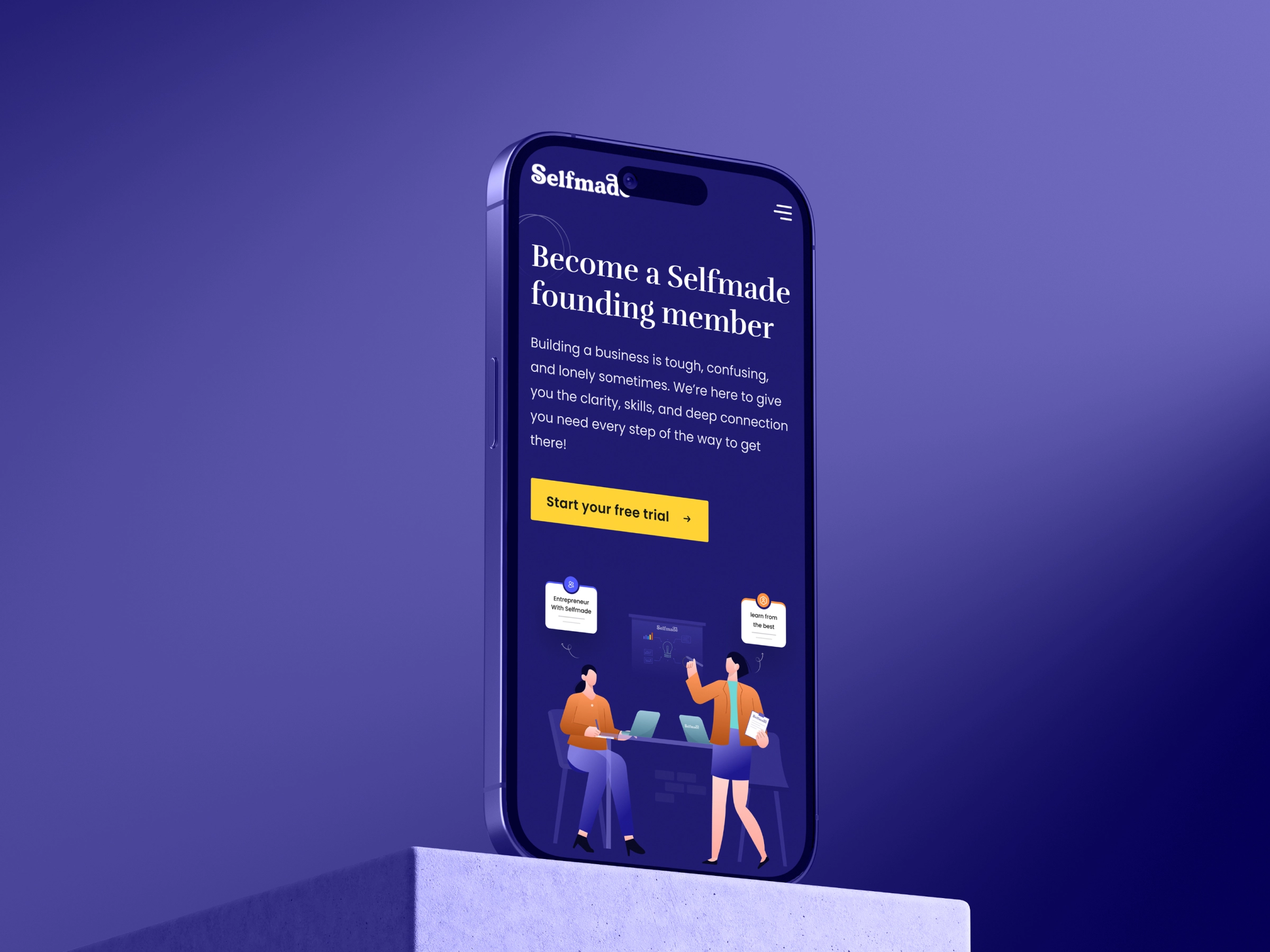 Selfmade | Mentorship Platform for Women Entrepreneurs