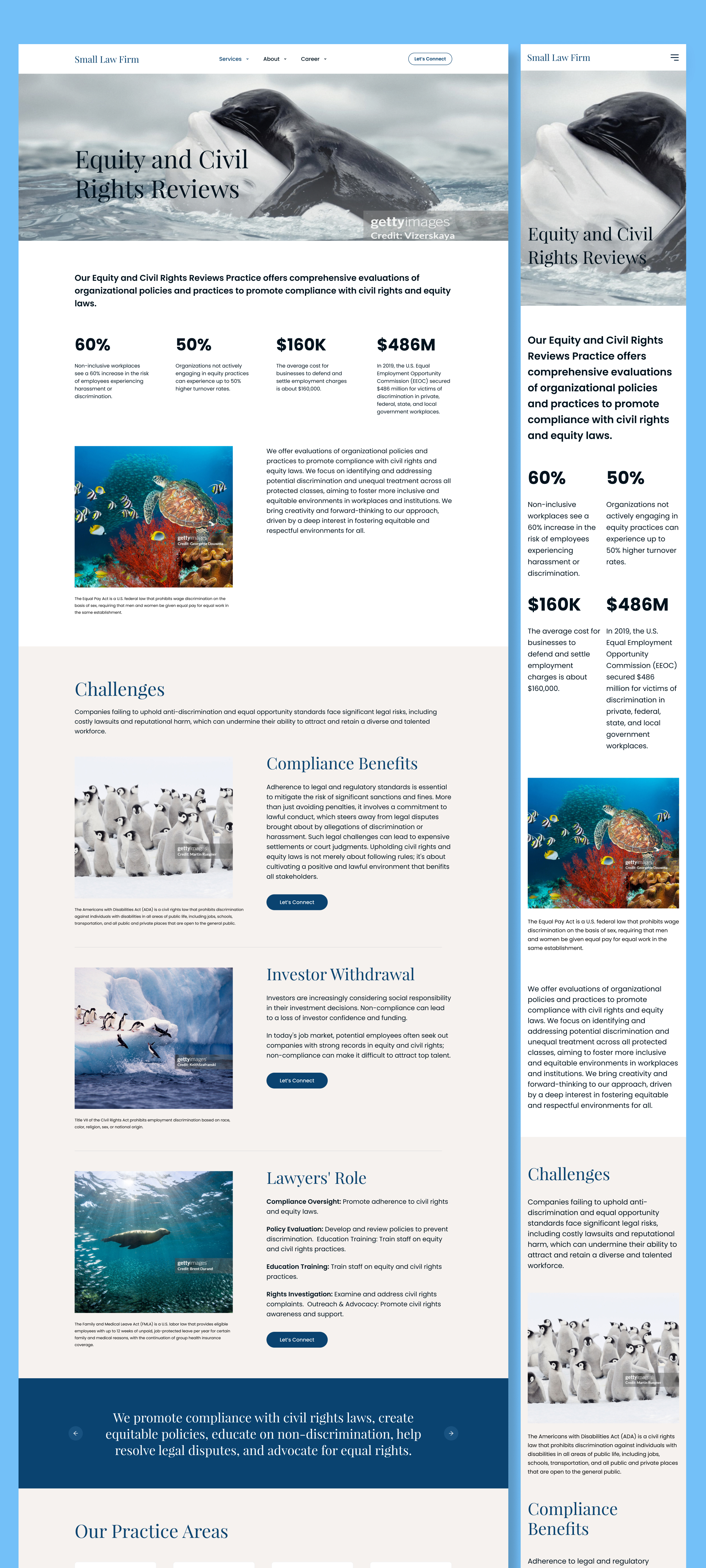 Small Law Firm – Professional Legal Services Website
