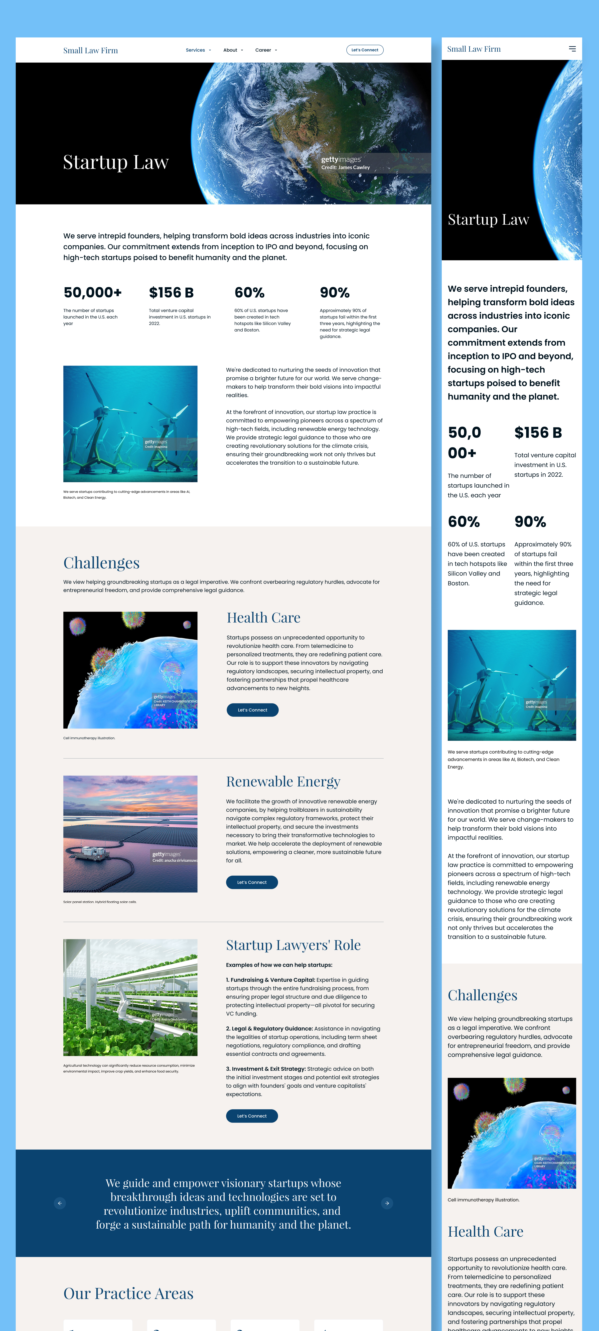 Small Law Firm – Professional Legal Services Website