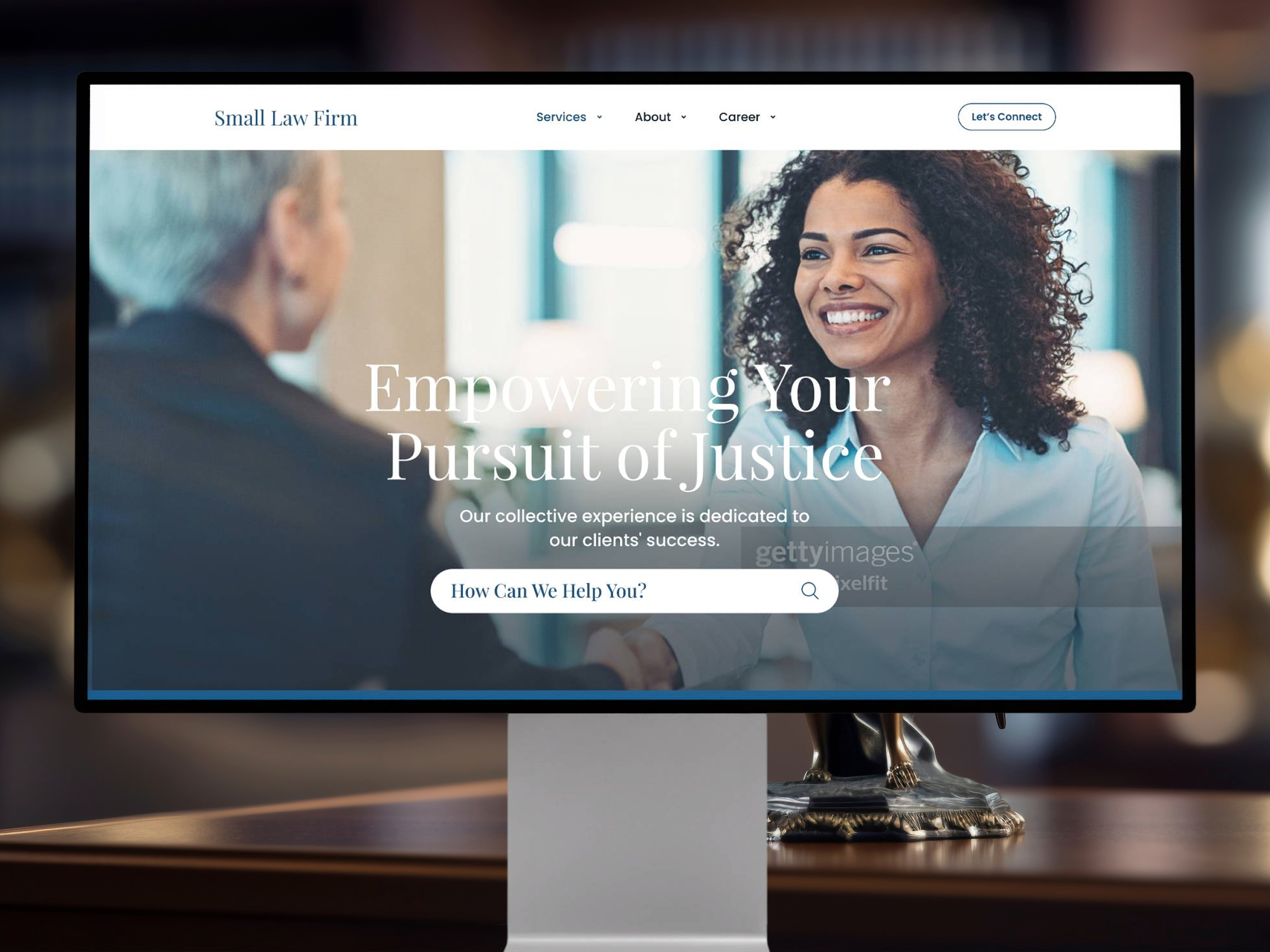 Small Law Firm – Professional Legal Services Website