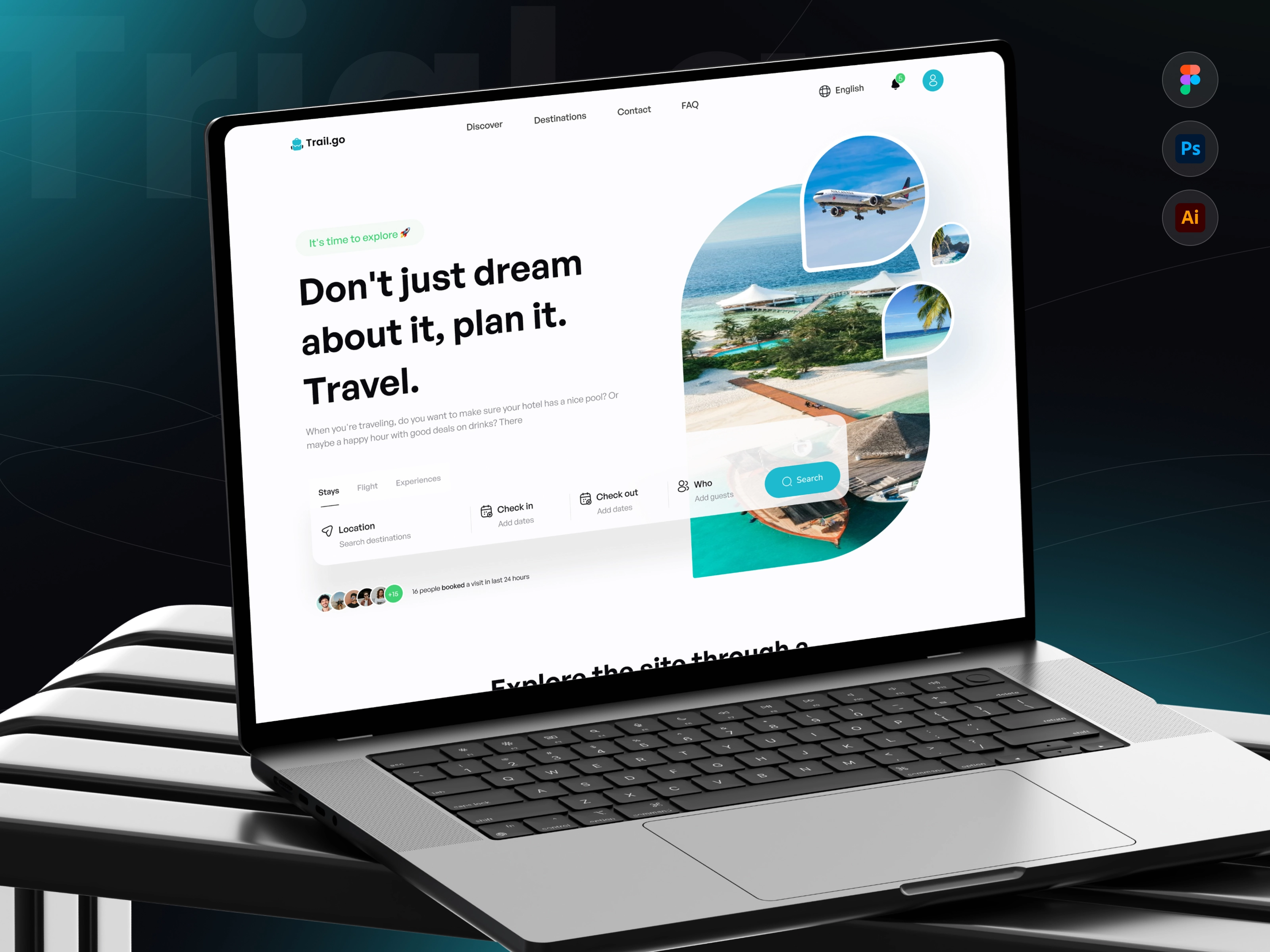Trail.go – Destination Discovery & Booking Website