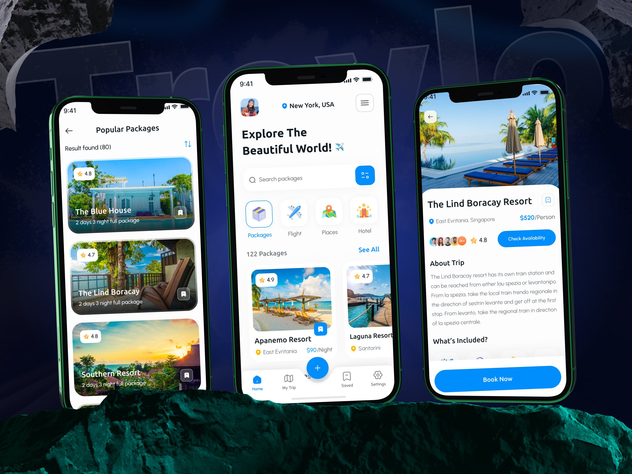 Trevlo – Smart Travel Planner Mobile App Design | Figma