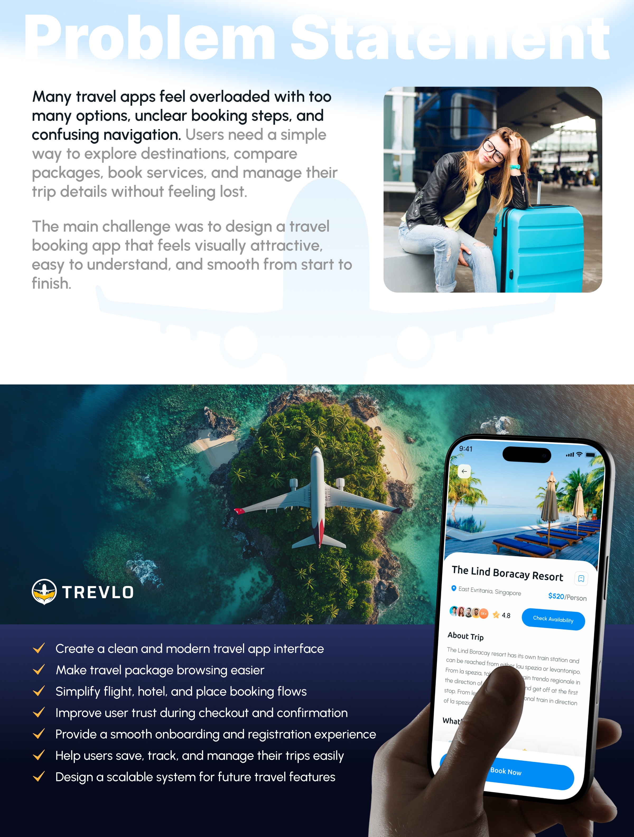 Trevlo – Smart Travel Planner Mobile App Design | Figma