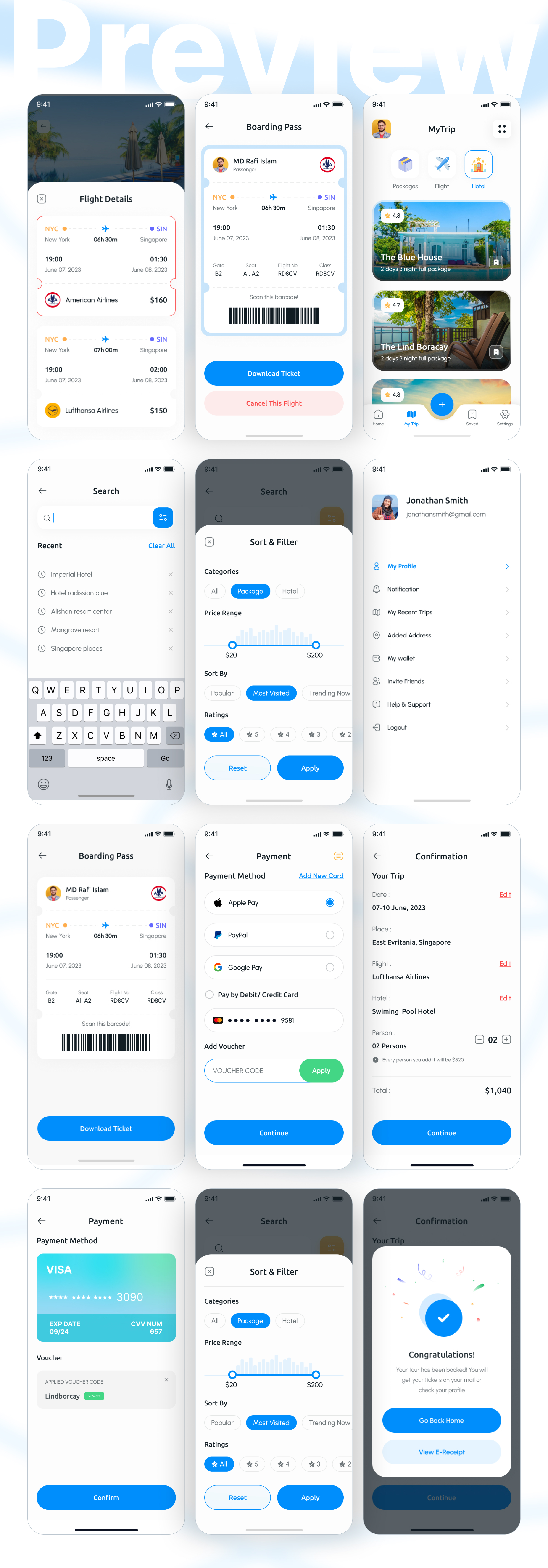 Trevlo – Smart Travel Planner Mobile App Design | Figma