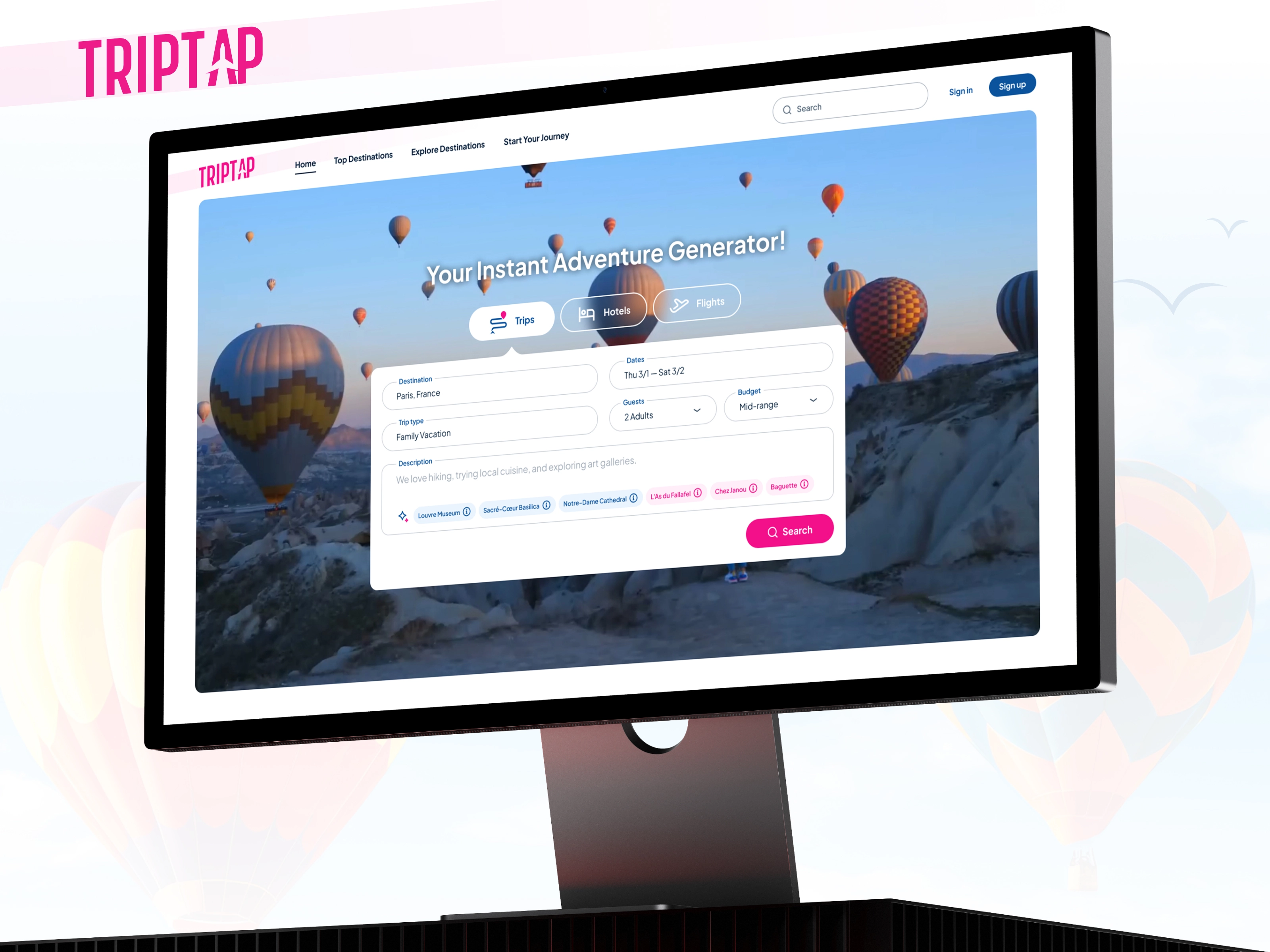 Trip Trap – A Smart Travel & Booking Platform