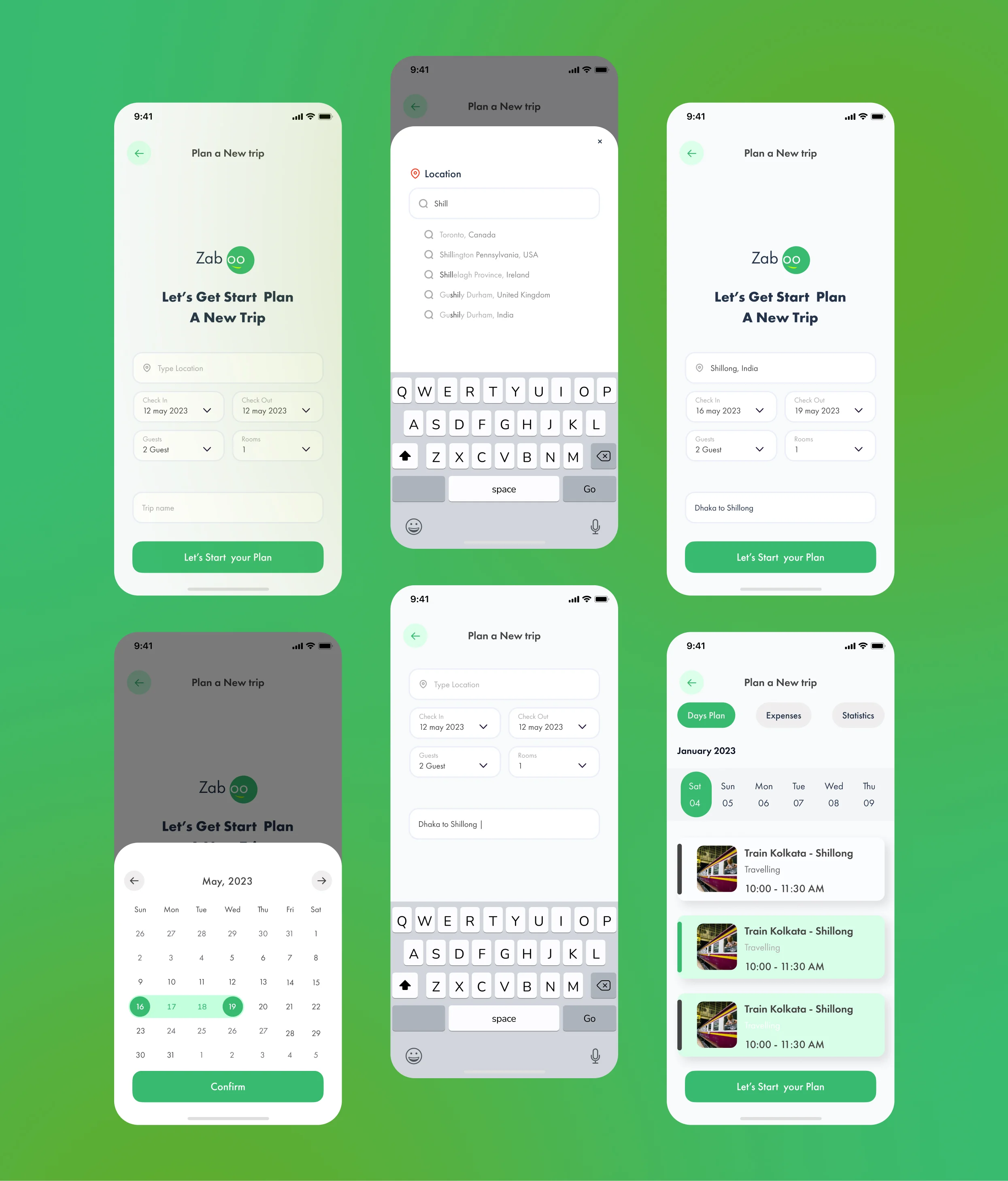 Zaboo | Travel Planning & Booking Mobile App