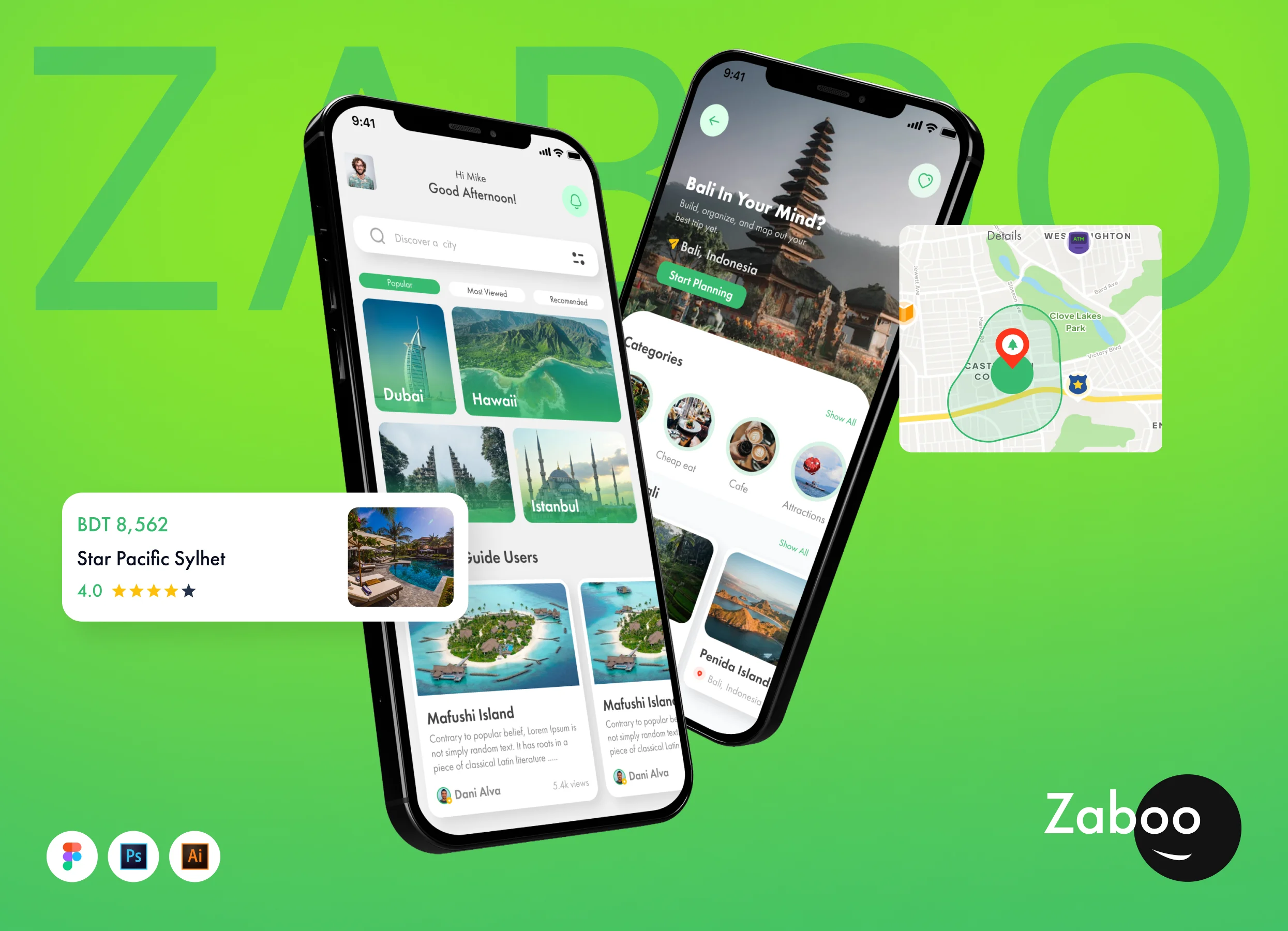 Zaboo | Travel Planning & Booking Mobile App