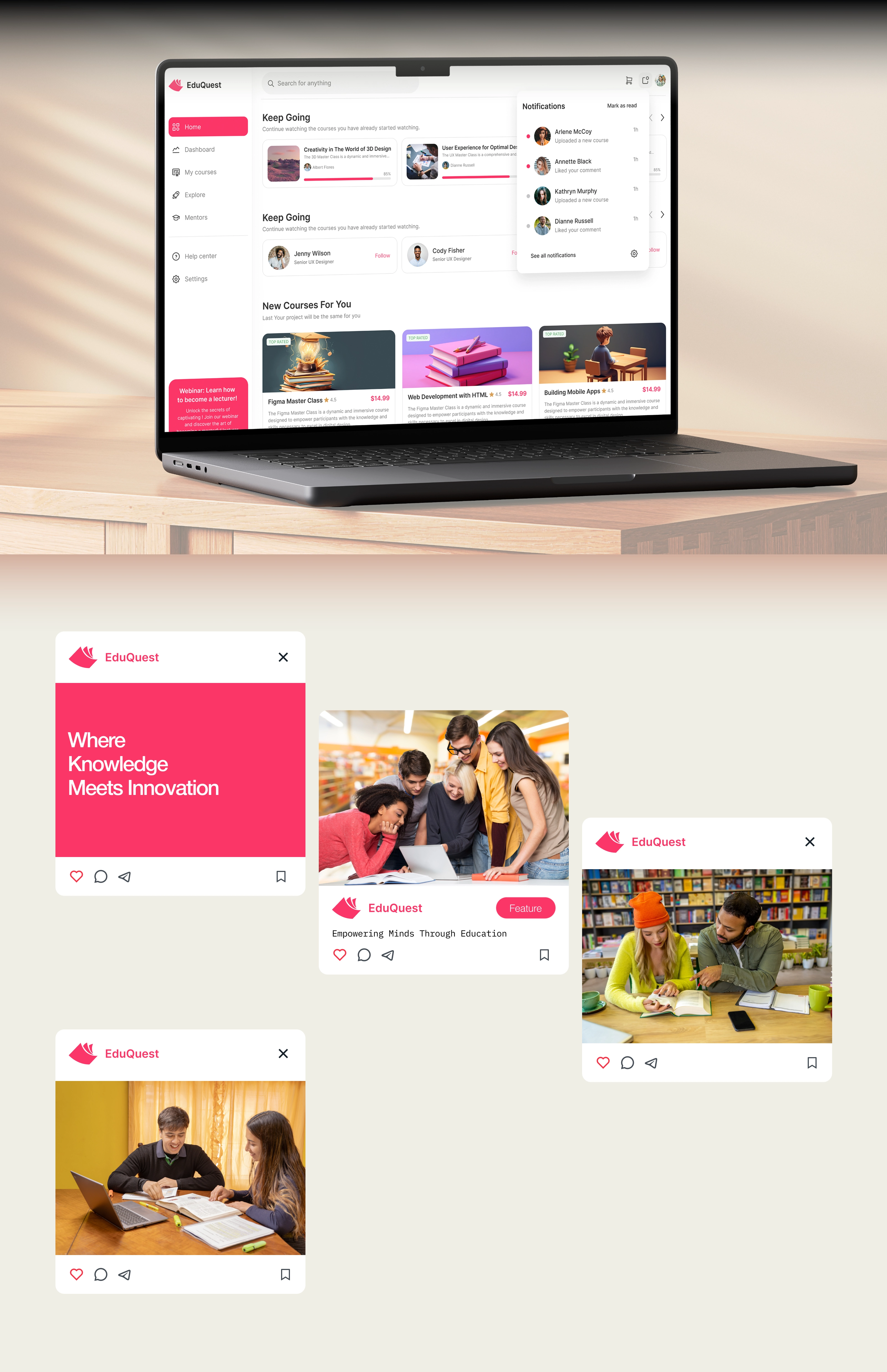 EduQuest – Academic Platform Web App for Streamlined Learning