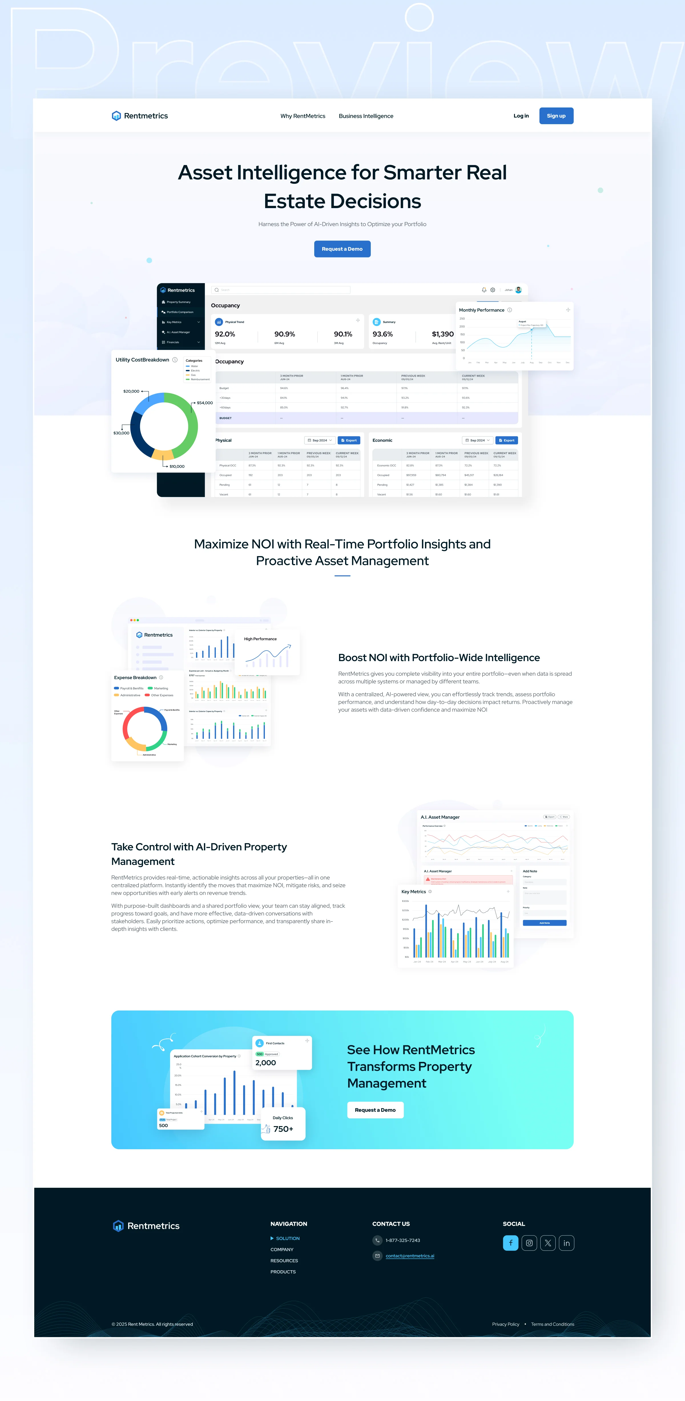 Rent Metrics – Real Estate Web App