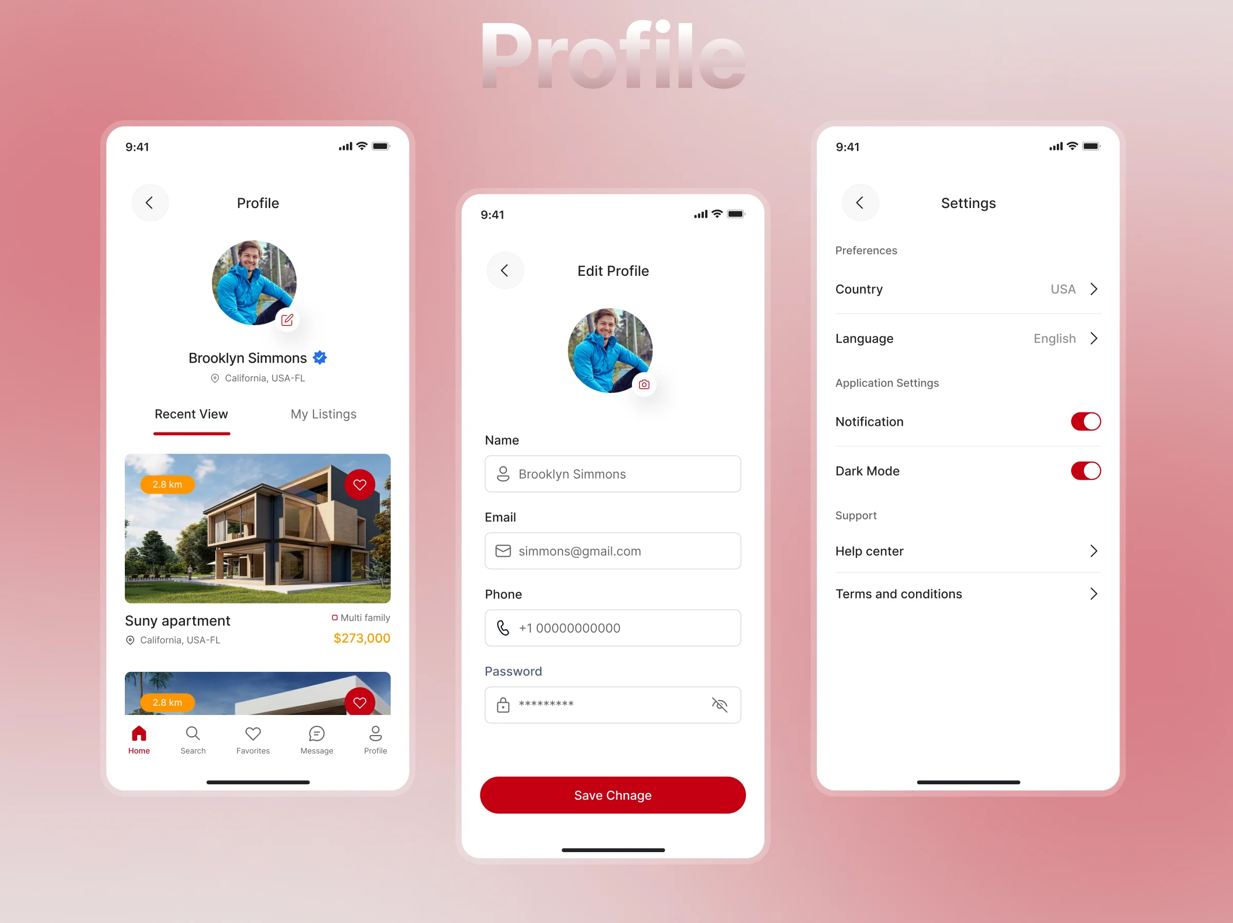 Apex Space | Real Estate Mobile App UI/UX Design