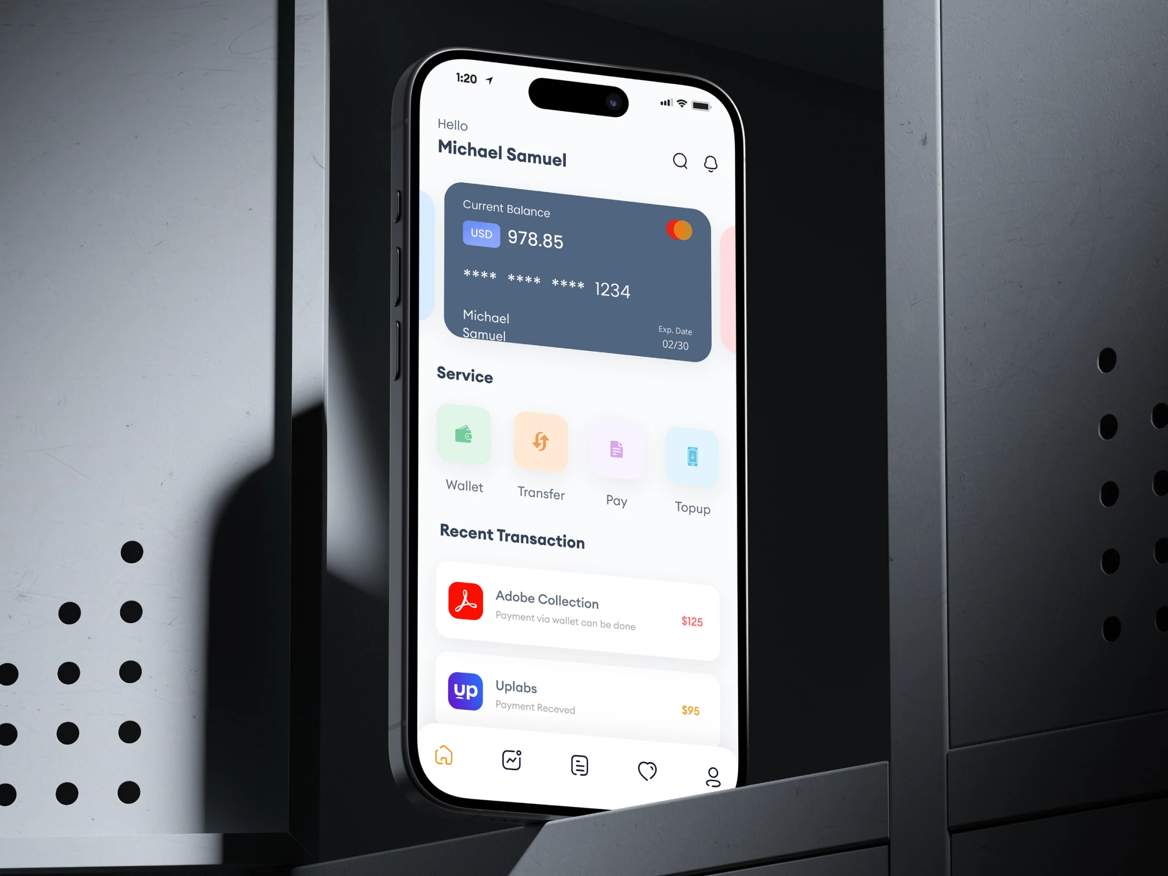 Wellti – Intuitive Mobile Wallet & Fintech App Design