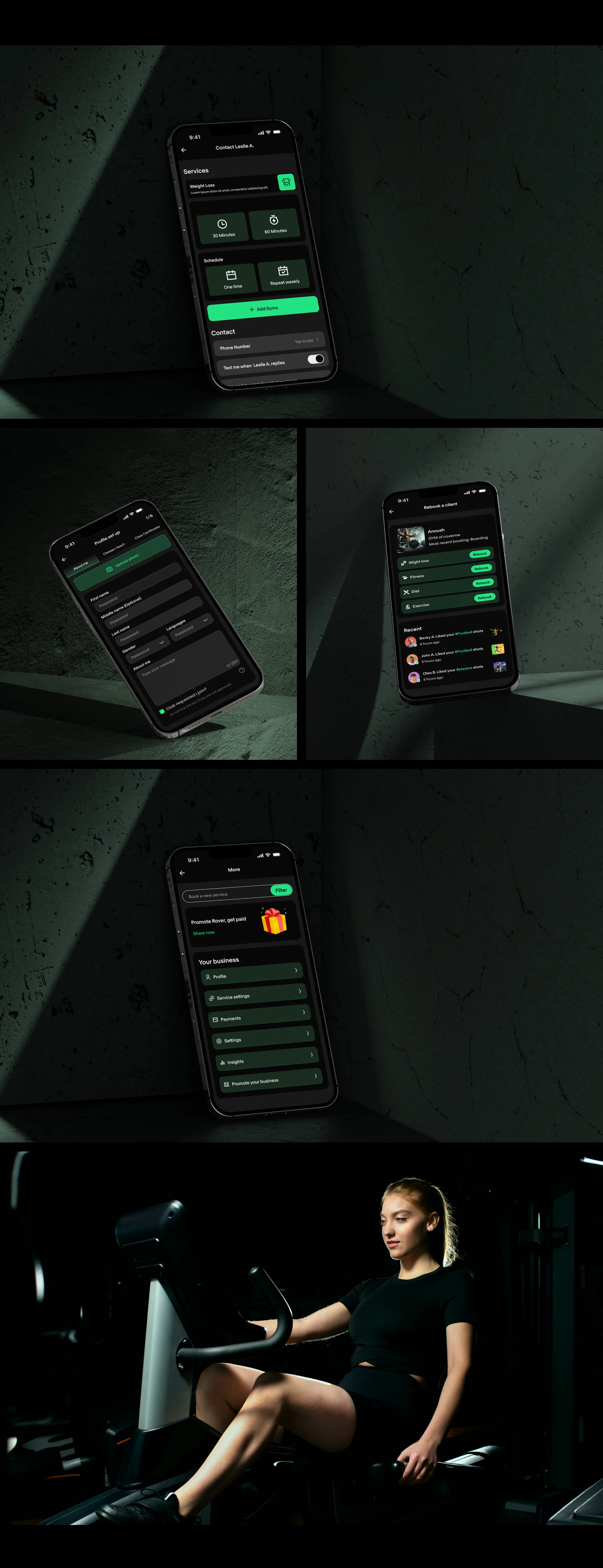 Coverme | Fitness Mobile App UI/UX Design | Workout & Health Tracking