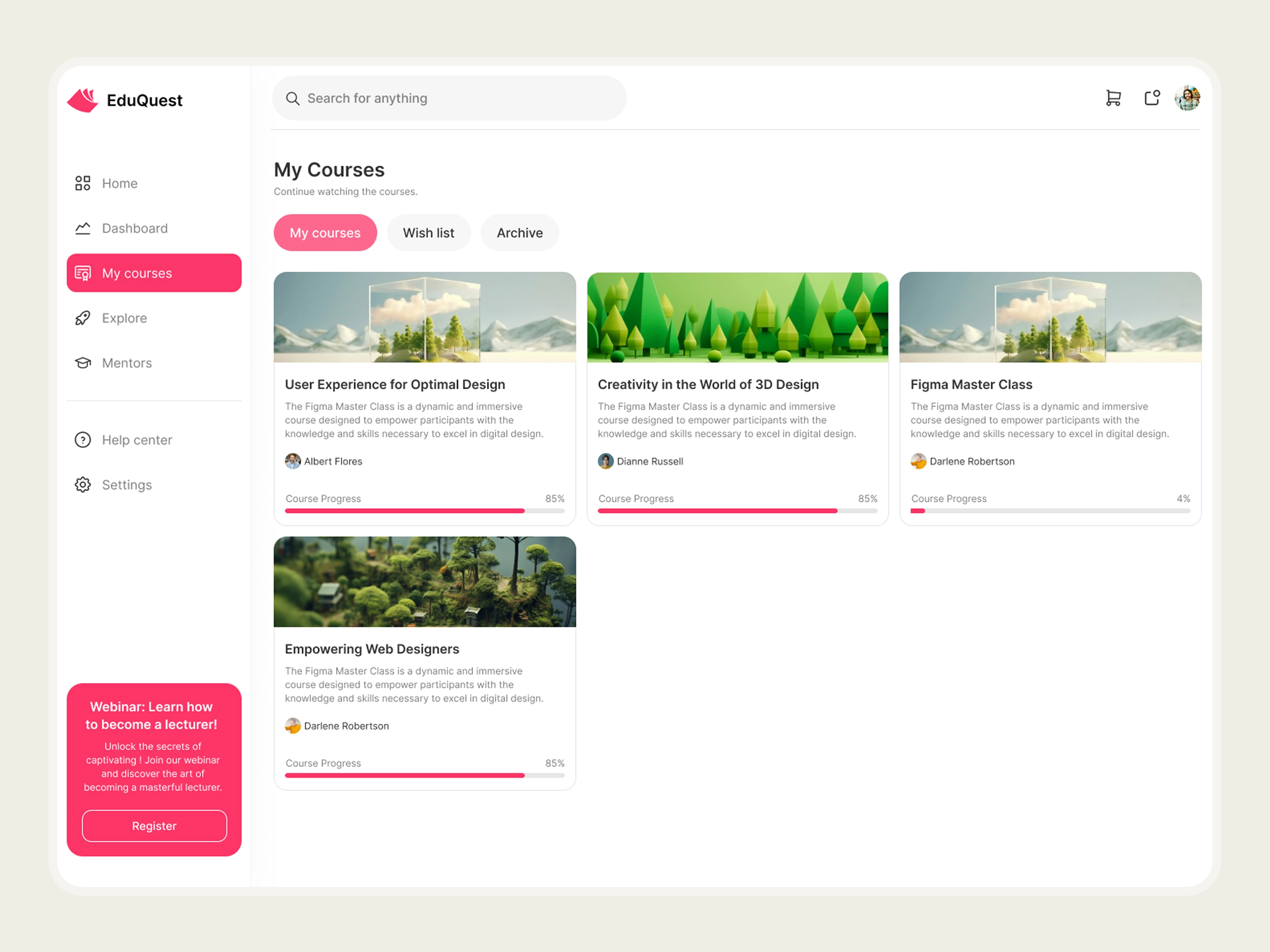 EduQuest – Academic Platform Web App for Streamlined Learning