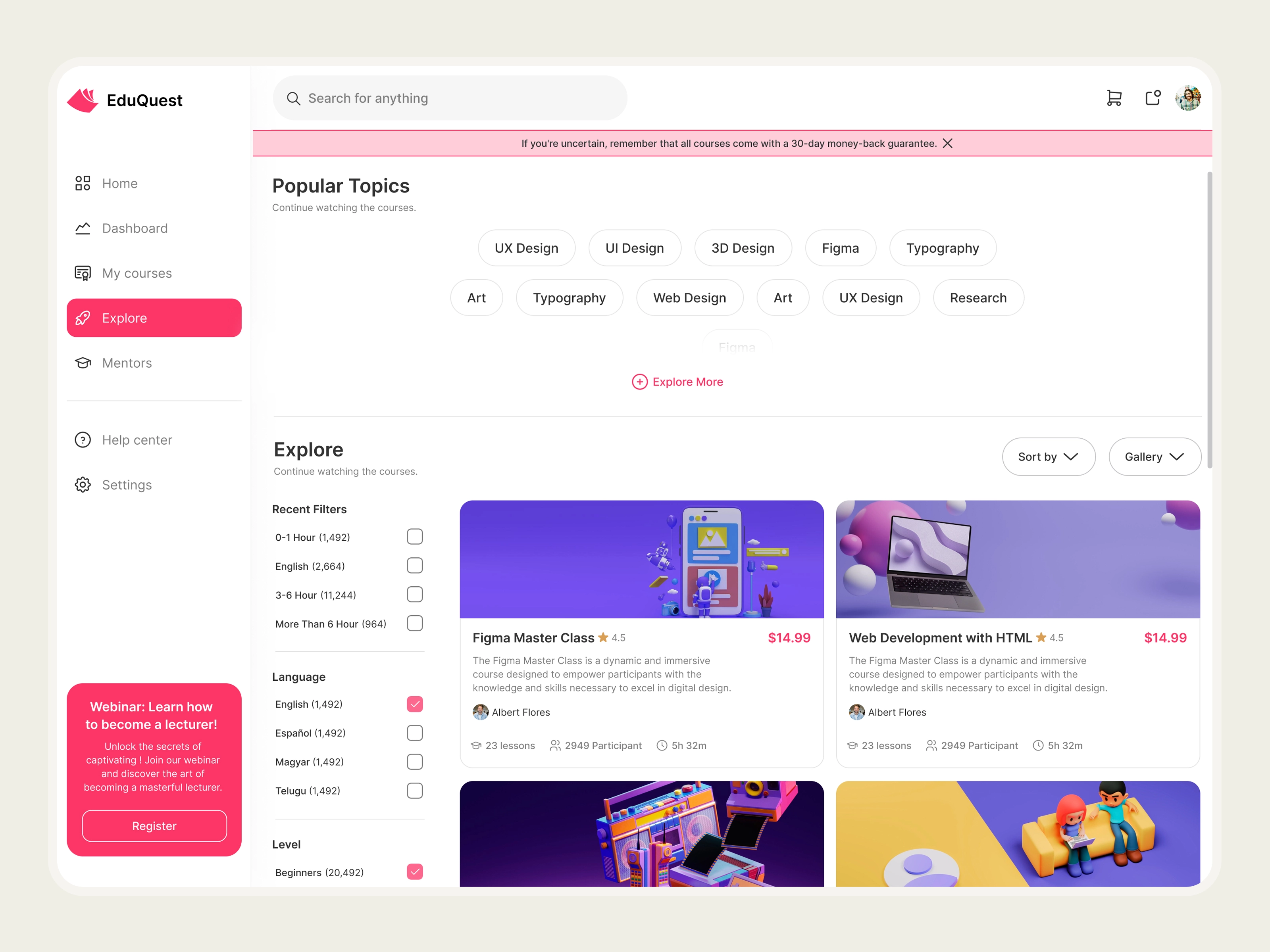 EduQuest – Academic Platform Web App for Streamlined Learning